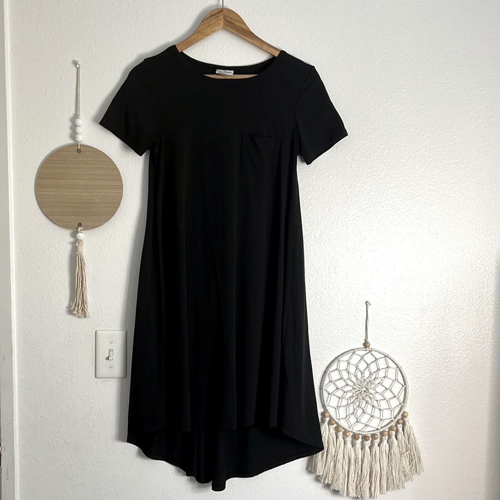black lularoe dress